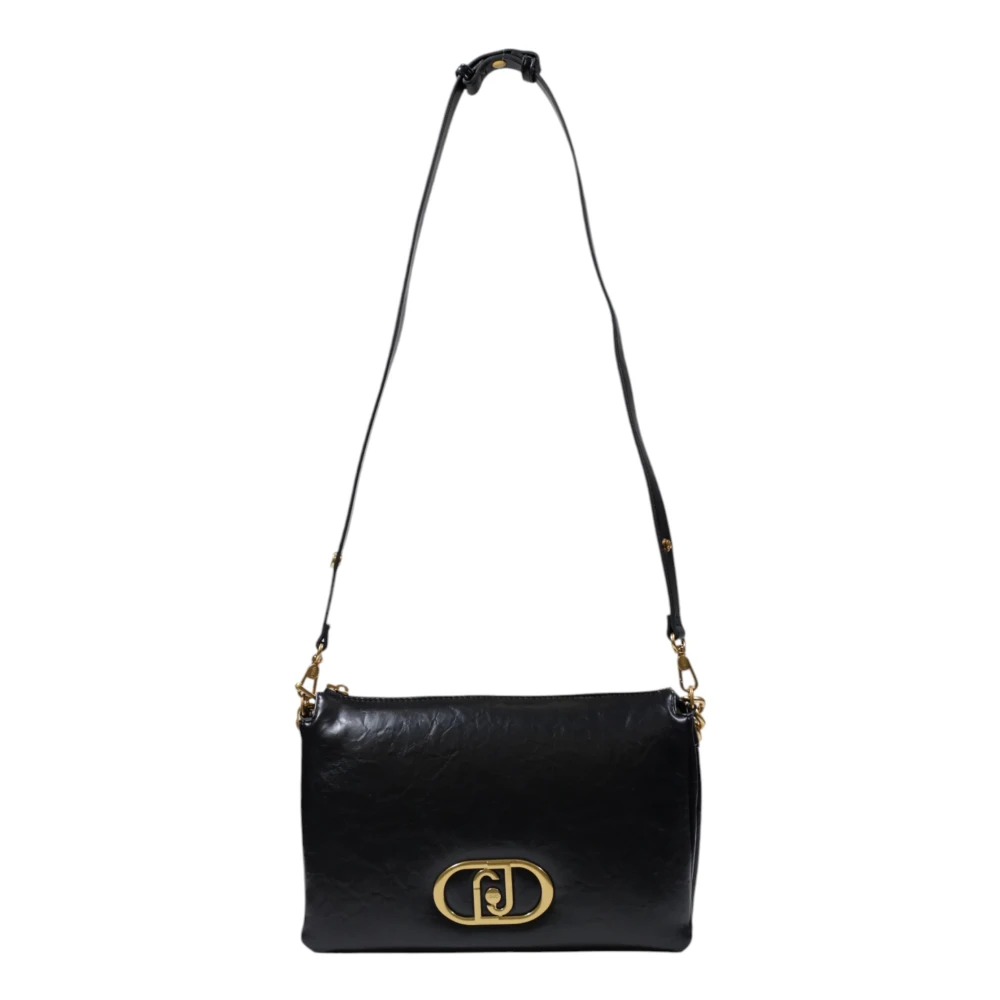 Liu Jo Gestructureerde Crossbody Tas Zwart Lente Zomer Black Dames