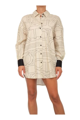 Beige Tunika Klänning