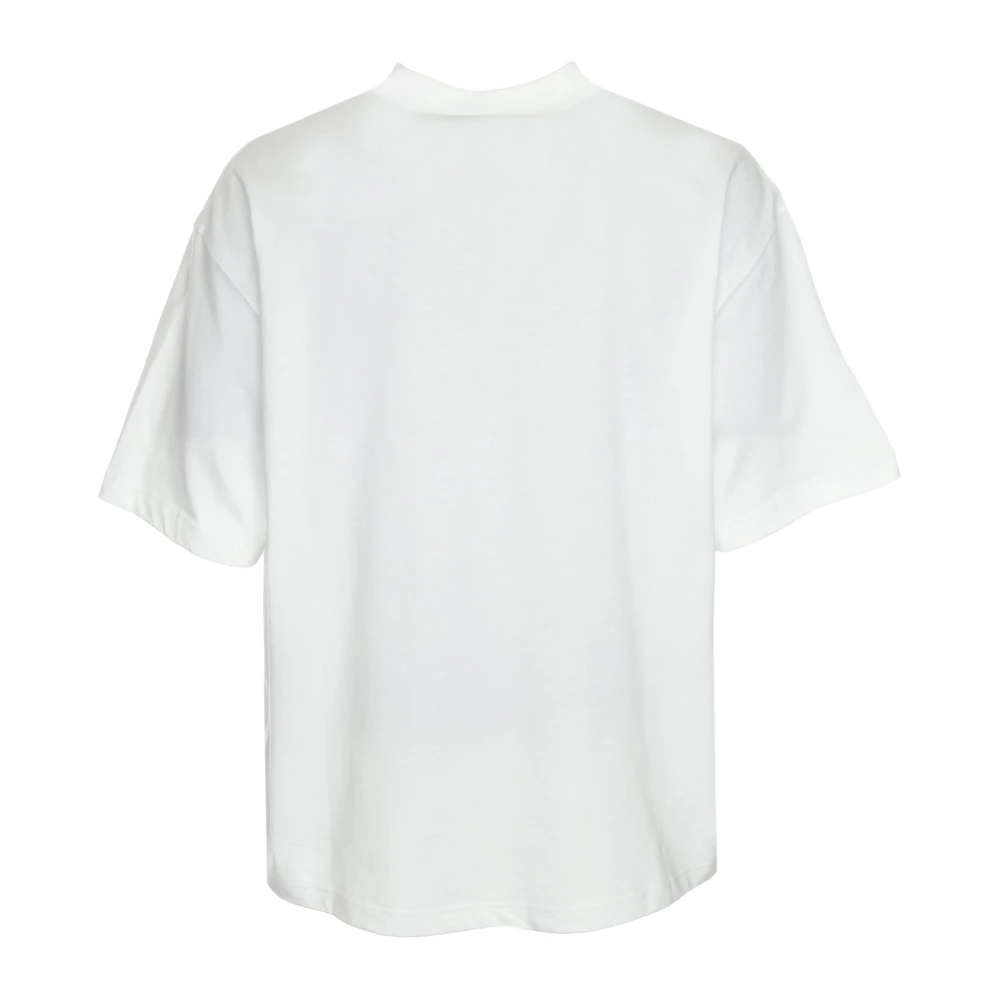 Daily Paper Gestippeld Logo T-shirt Relaxte Pasvorm White Heren