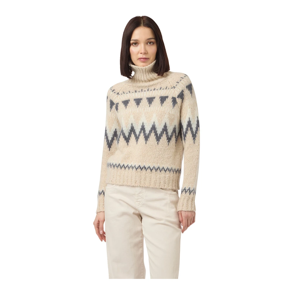 Eleventy Damen Beige Strickwaren, Sgröße: