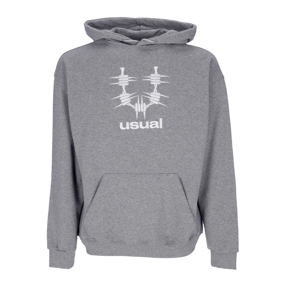 Usual Lichtgewicht Hoodie Grijs Heather Gray Heren