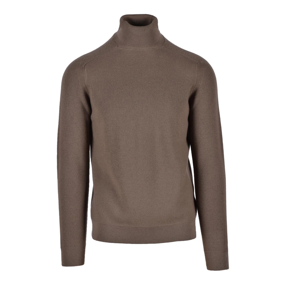 Filippo De Laurentiis Zuivere Wollen Trui Brown Heren
