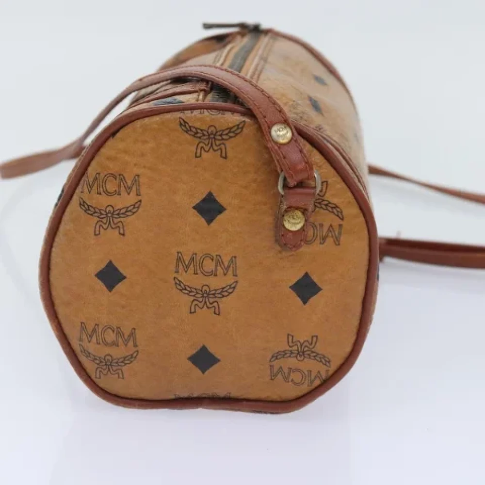 MCM Pre-owned Leather shoulder-bags Brown Dames