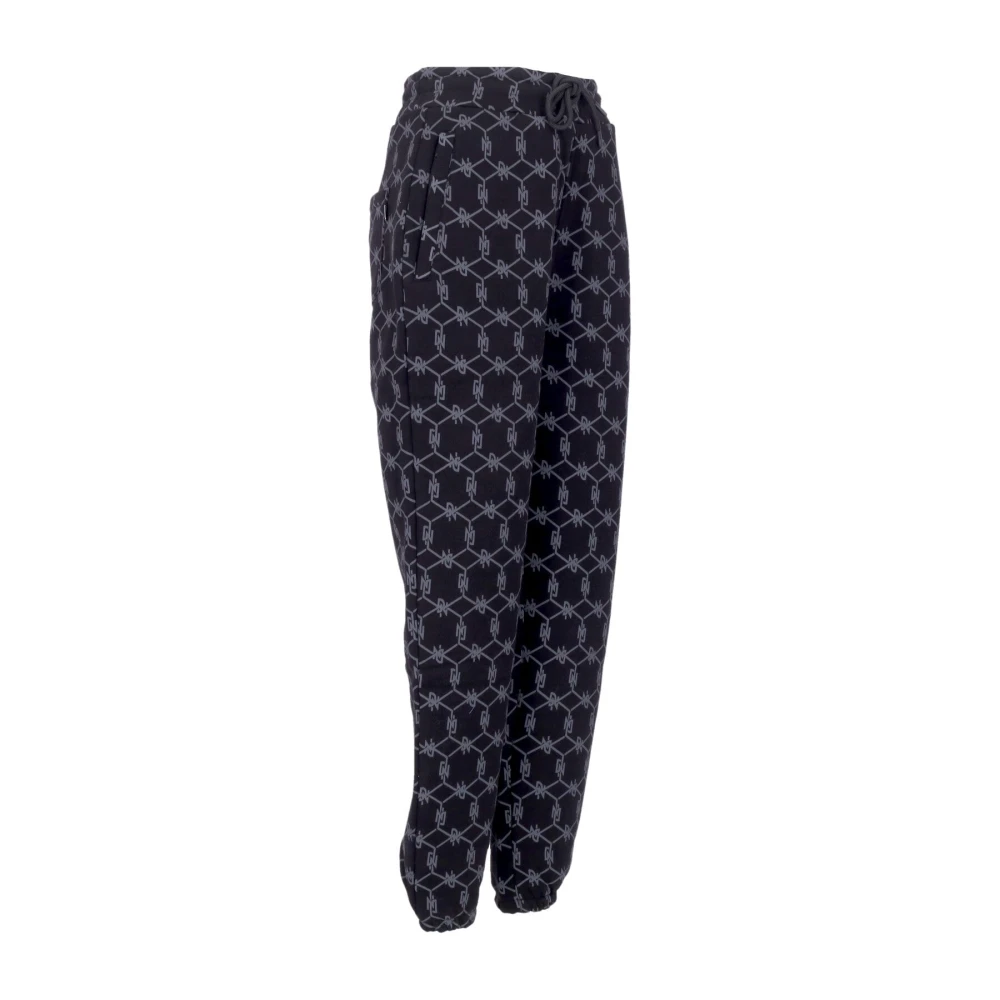 Dolly Noire Monogram Zwart Sweatpants Fleece Tracksuit Black Heren