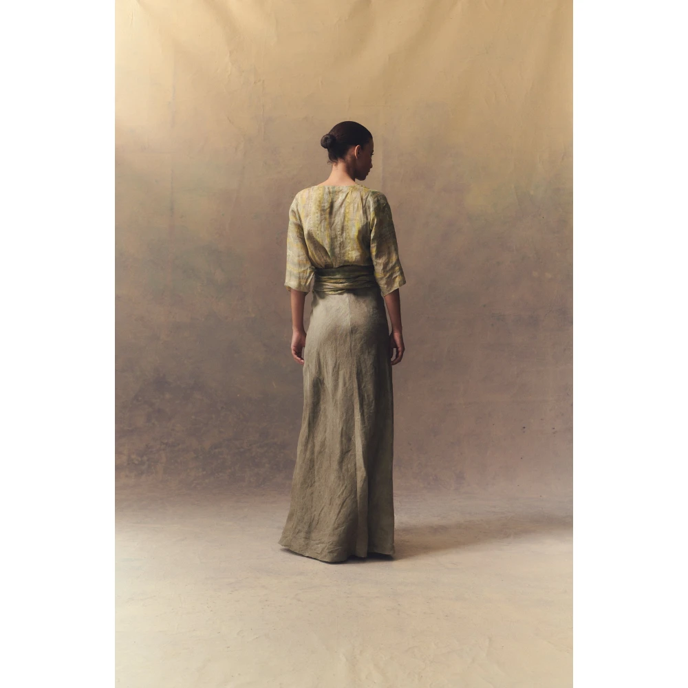 Cortana Jill Bedrukte Ramie Top Multicolor Dames