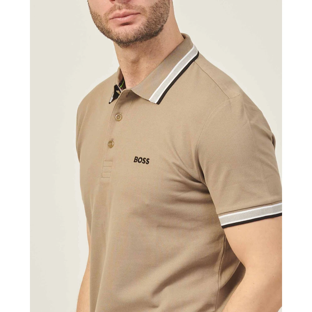 Boss Heren Paddy Polo Beige Heren
