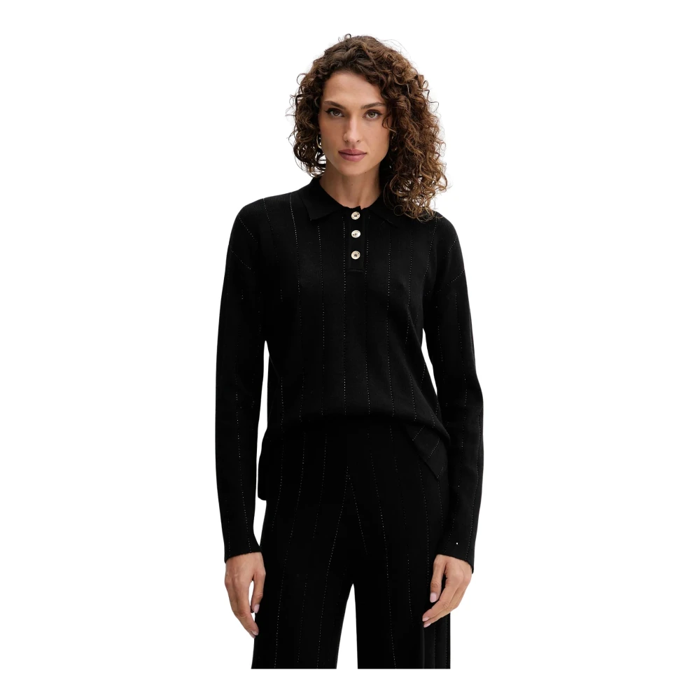 Fracomina Donna Nero Maglie, L, New,