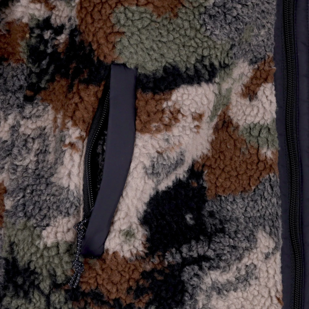 Carhartt WIP Sherpa Teddy Bear Jas Zwart Multicolor Heren