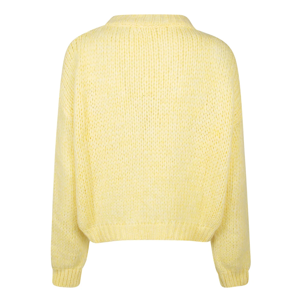Roberto Collina Gele Sweaters voor Mannen en Vrouwen Yellow Dames