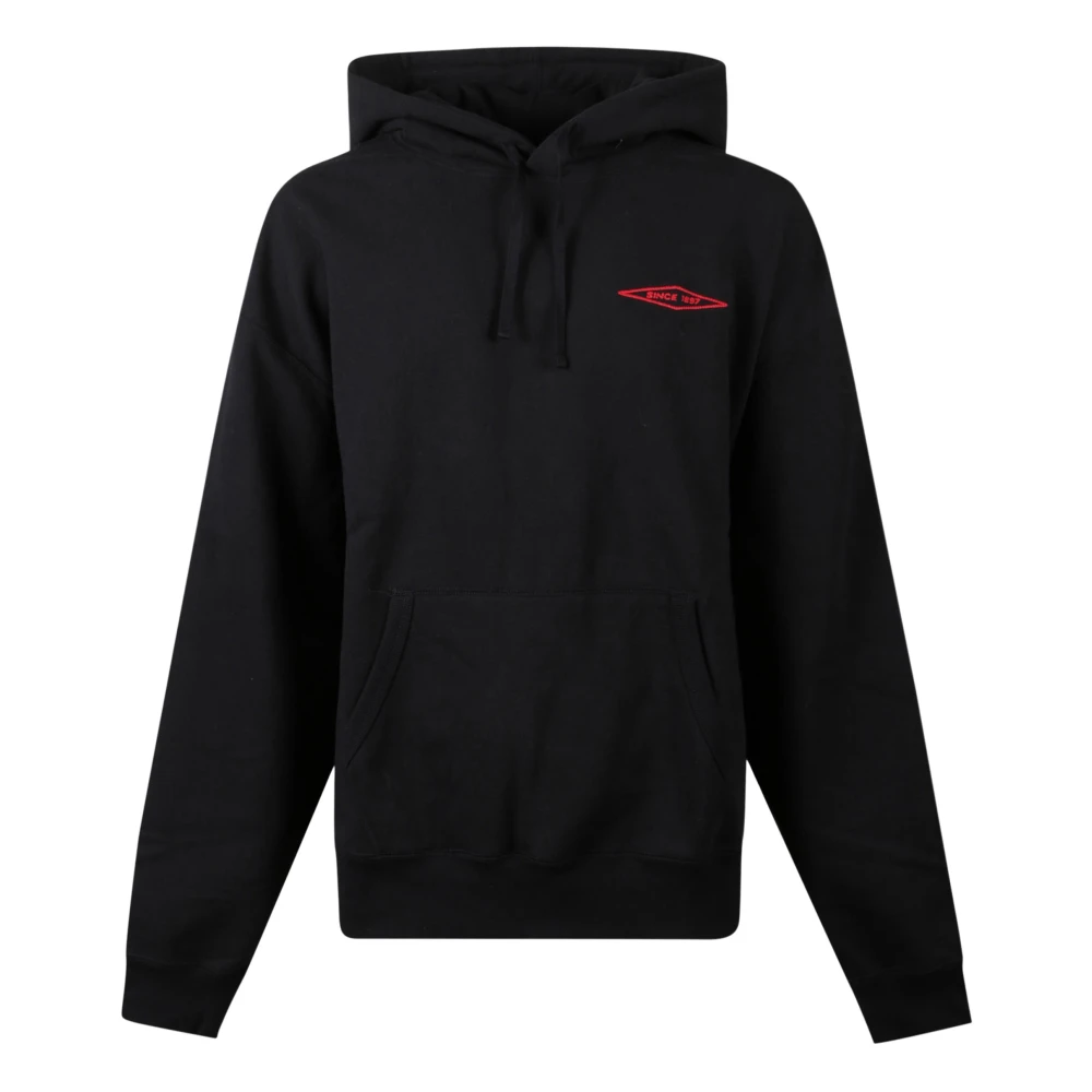 Junya Watanabe Black Hoodies, Male, M, Logo Hoodie