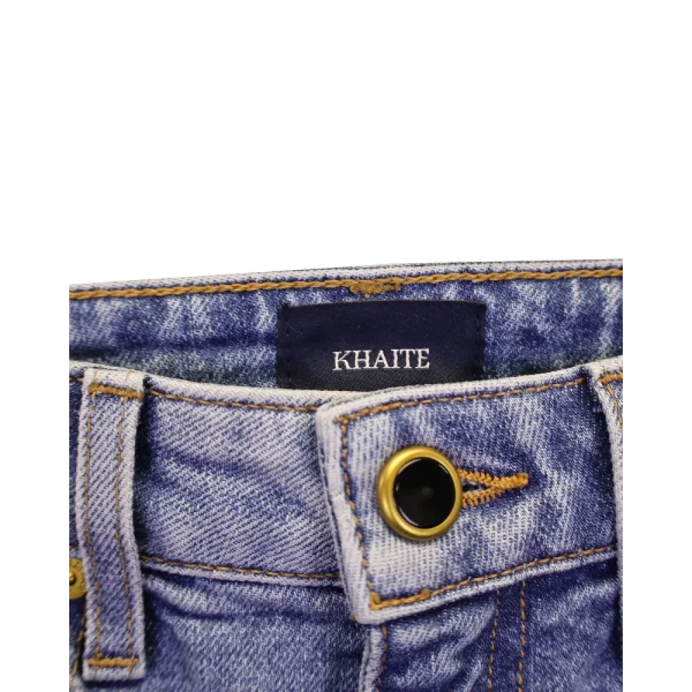 Khaite Cotton jeans Blue Dames