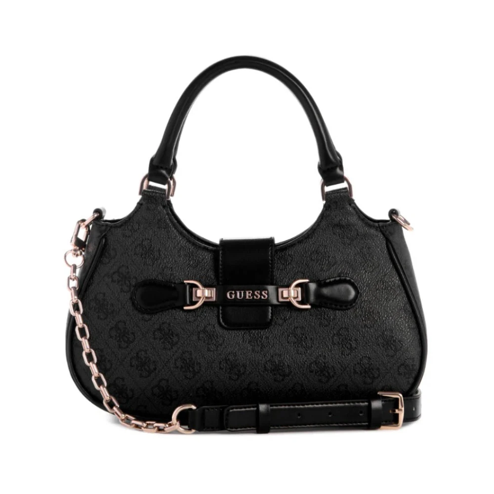 Guess Kleine Schoudertas met Kolenlogo Black Dames