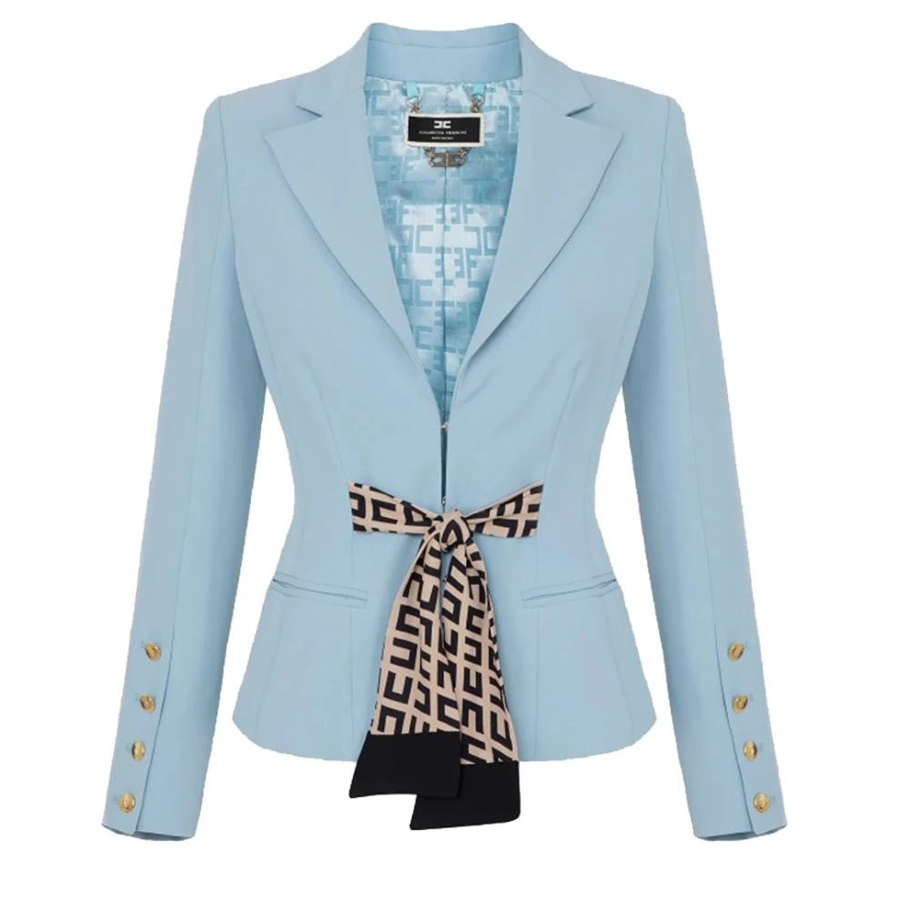 Jackets > Blazers - - Elisabetta Franchi - Modalova