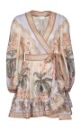 bloemen-wrap-mini-jurk