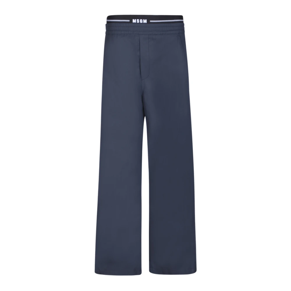Trousers > Wide Trousers - - Msgm - Modalova