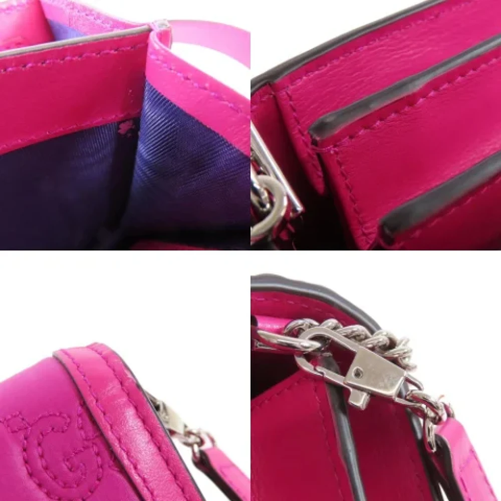 Gucci Vintage Pre-owned Nylon shoulder-bags Pink Dames