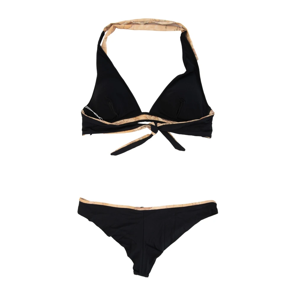 Alviero Martini 1a Classe Kanten Dames Bikini Set Black Dames