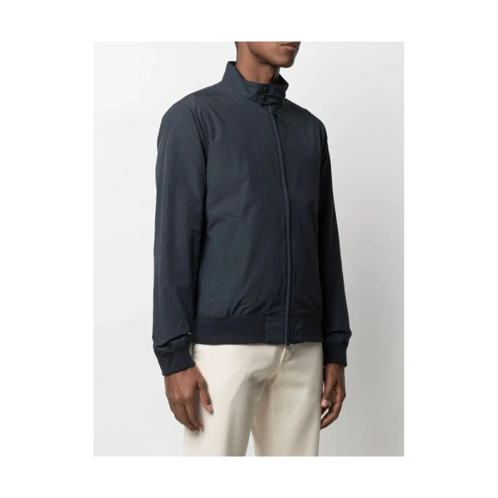 Barbour Geborduurd Logo Rits Outerwear Black Heren