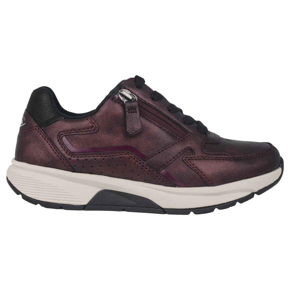 Gabor Paarse Rollende Sneaker Comfortabele Wandelschoenen Dames Schoenen