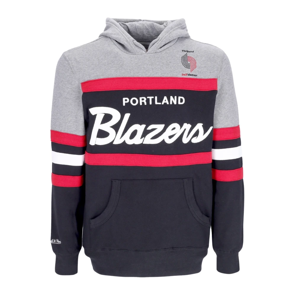 Mitchell & Ness NBA Headcoach Hoodie Hardwood Classics Black Heren