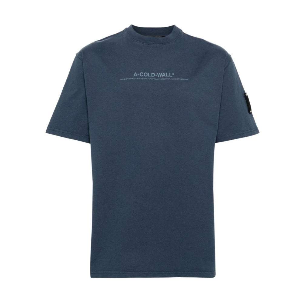 A-Cold-Wall Navy T-Shirt Acwmts187 Blue Heren