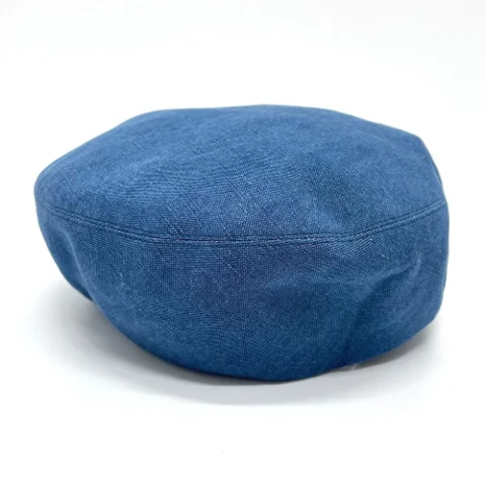 Hermès Vintage Pre-owned Fabric hats Blue Dames