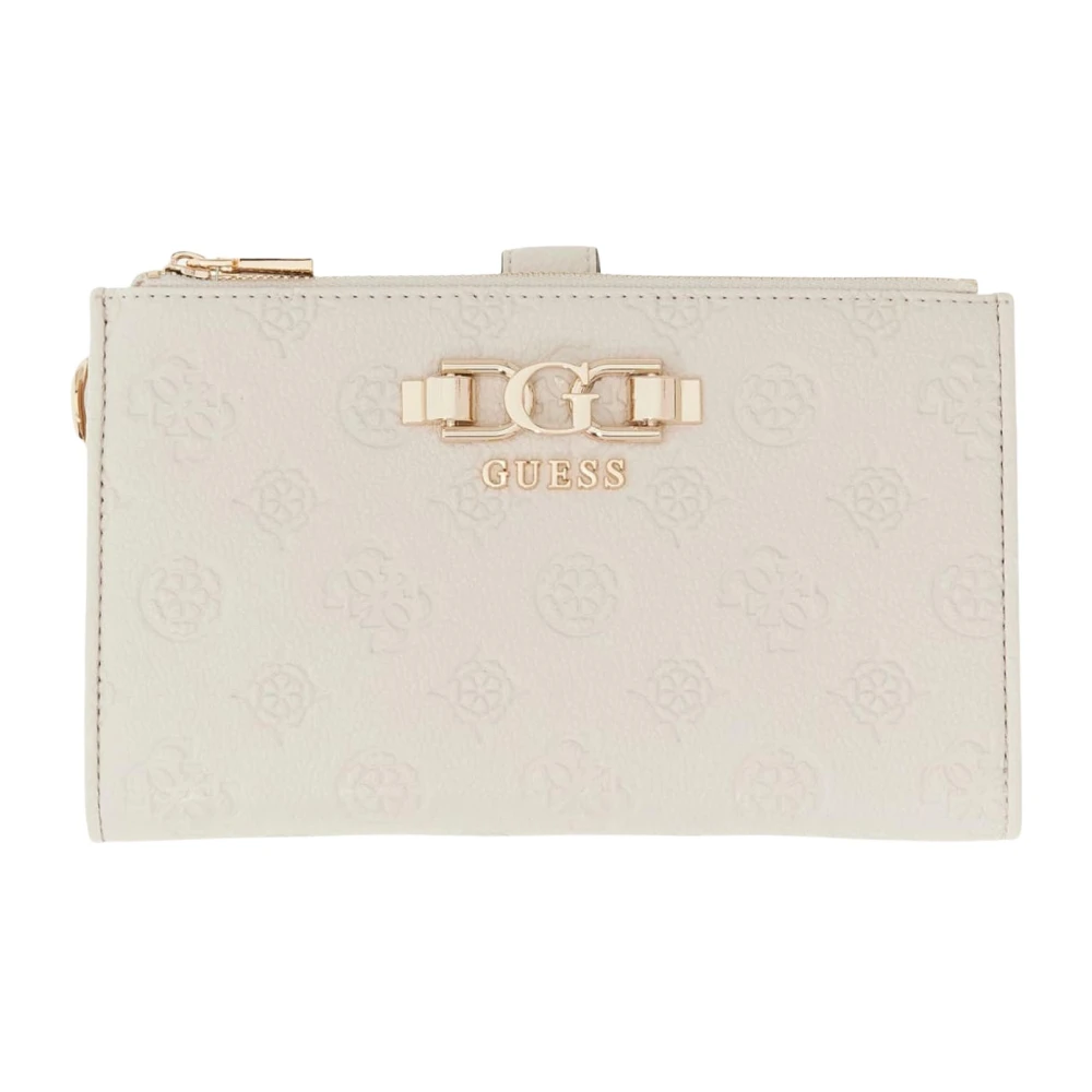 Guess Women's Gray Wallets & Cardholders, One Size, Anise Slg Double Zip Organizer