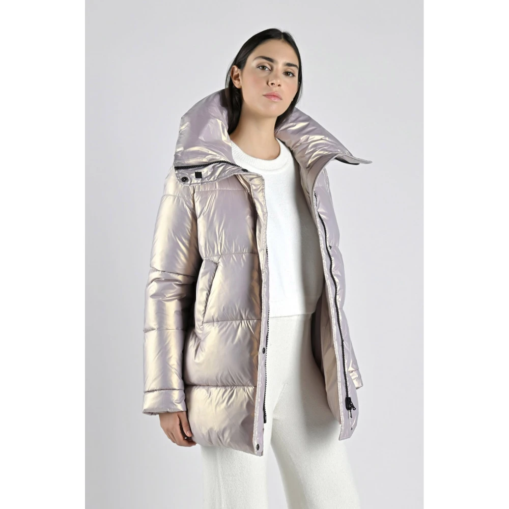 Canadian Classics Roze Winterjas met Verborgen Rits Pink Dames