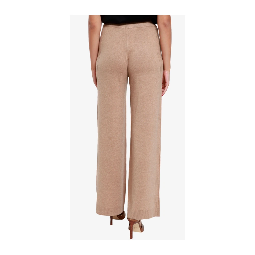 Pennyblack Kasjmierwol Gebreide Broek Kameel Brown Dames