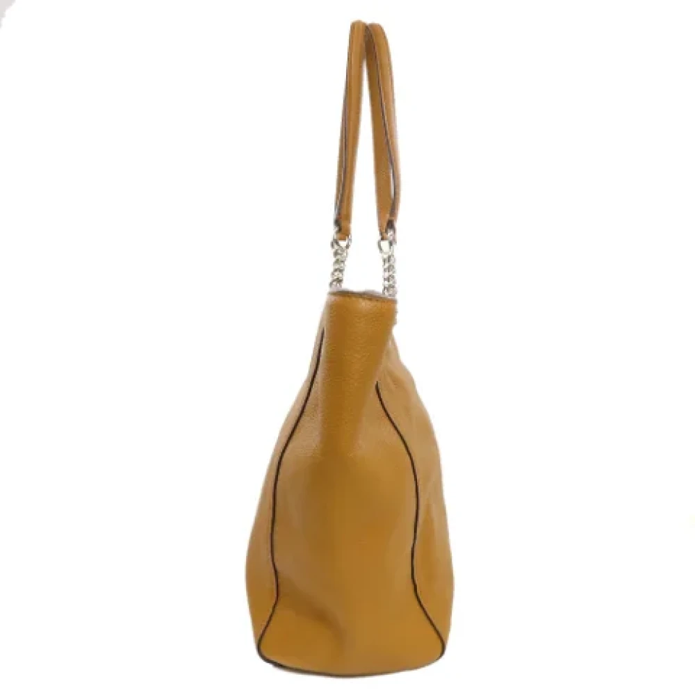 Coach Pre-owned Leather handbags Brown Dames