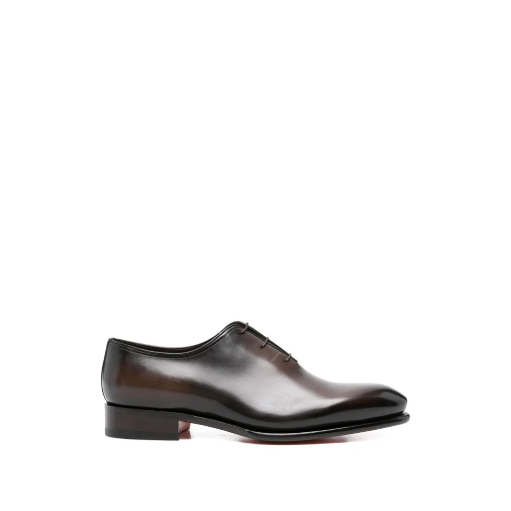 Santoni Men's Brown Dress Shoes, 10 Uk, Oxford