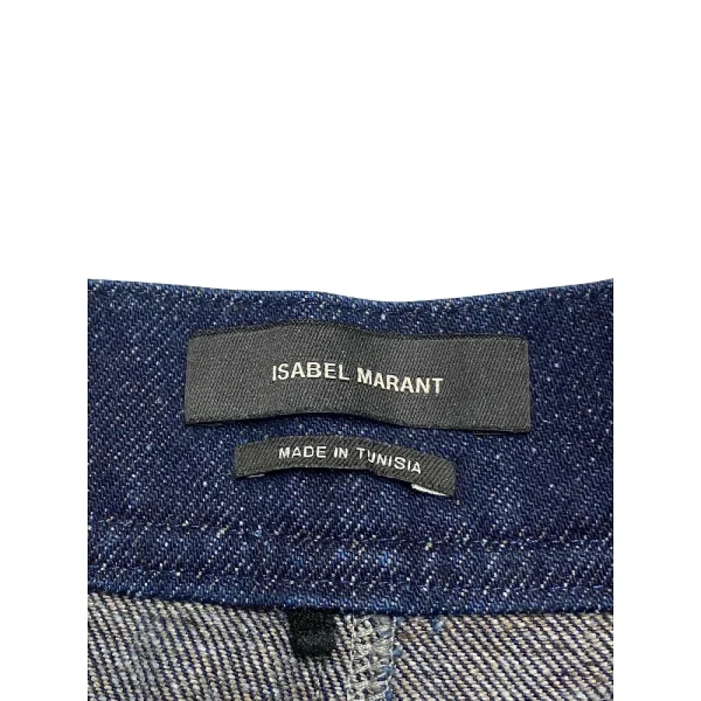 Isabel Marant Pre-owned Cotton jeans Blue Dames