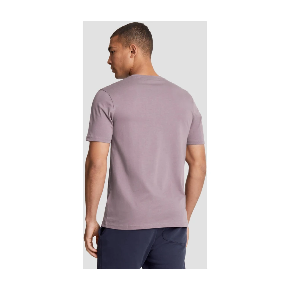Lyle & Scott Korte Mouw T-shirt Ts400Vog Purple Heren