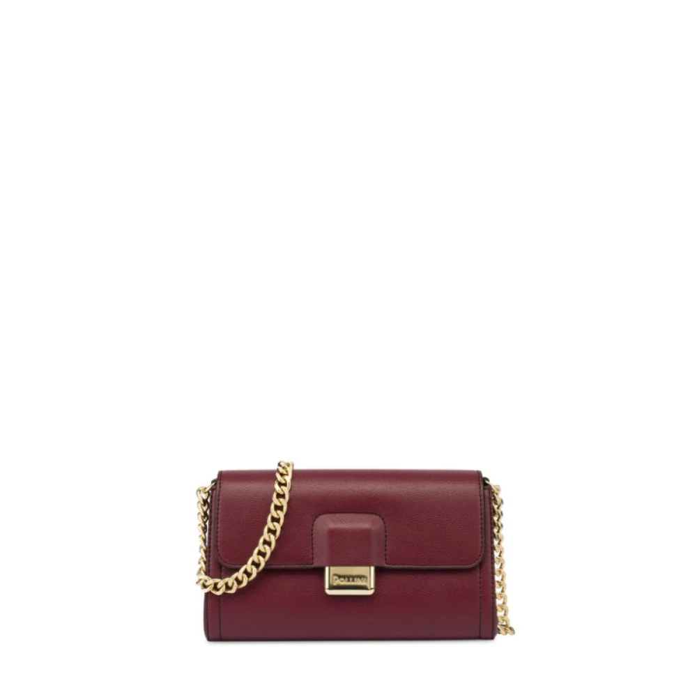 Pollini Bullion Schoudertas Groot Red Dames