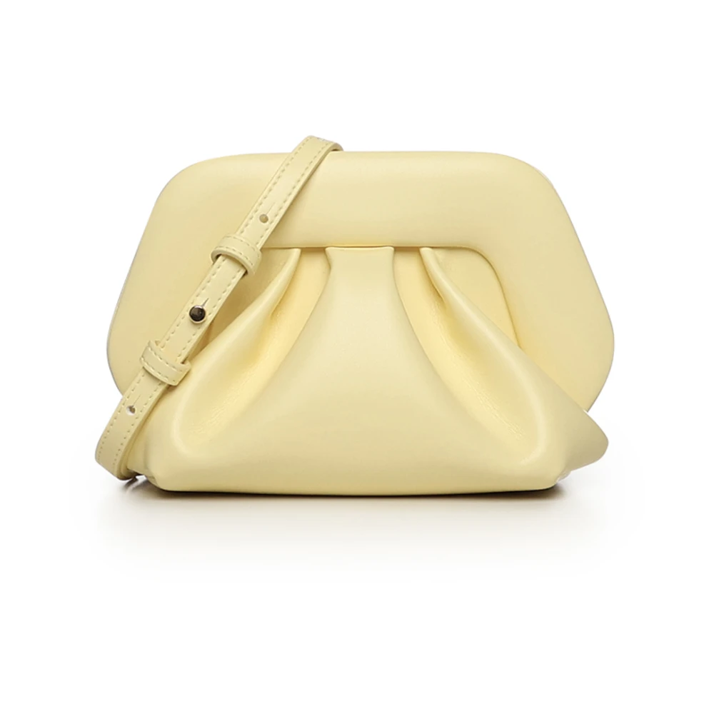 Themoirè Women's Yellow Tia Clutch