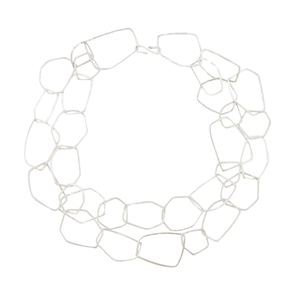 Cortana Gray Necklaces, Female, One Size, Irus Interlocking Rings Necklace