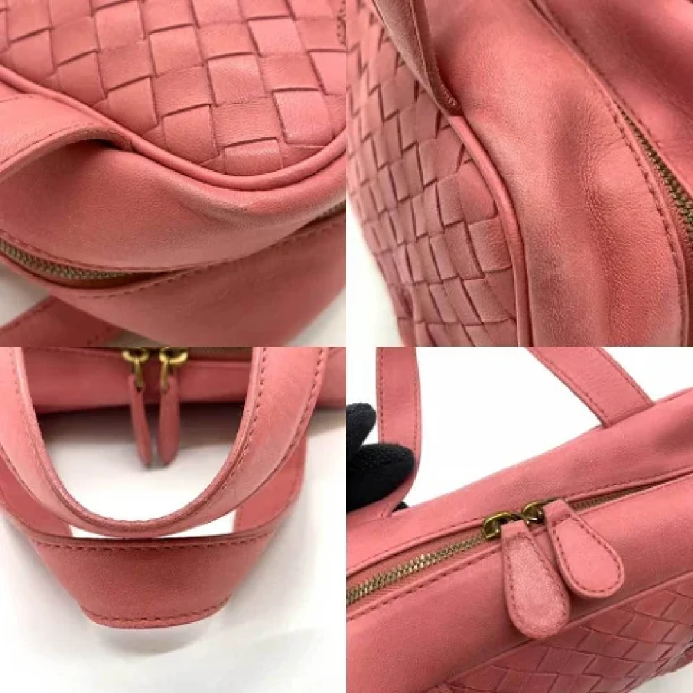 Bottega Veneta Vintage Pre-owned Leather handbags Pink Dames