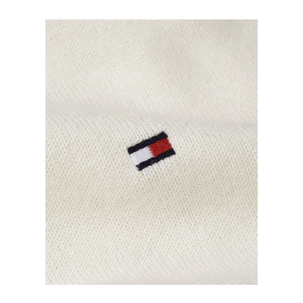 Tommy Hilfiger Ritssluiting katoen kasjmier trui White Heren