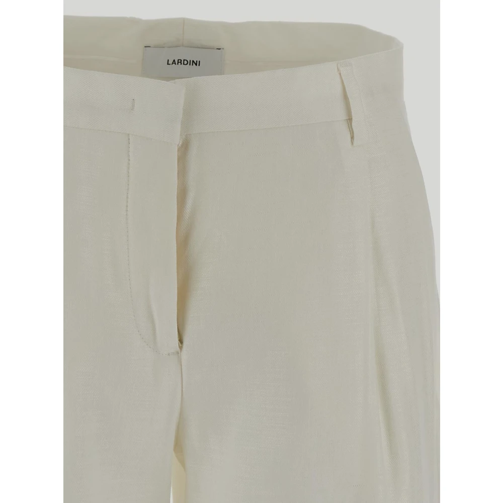 Lardini Wide Trousers White Dames