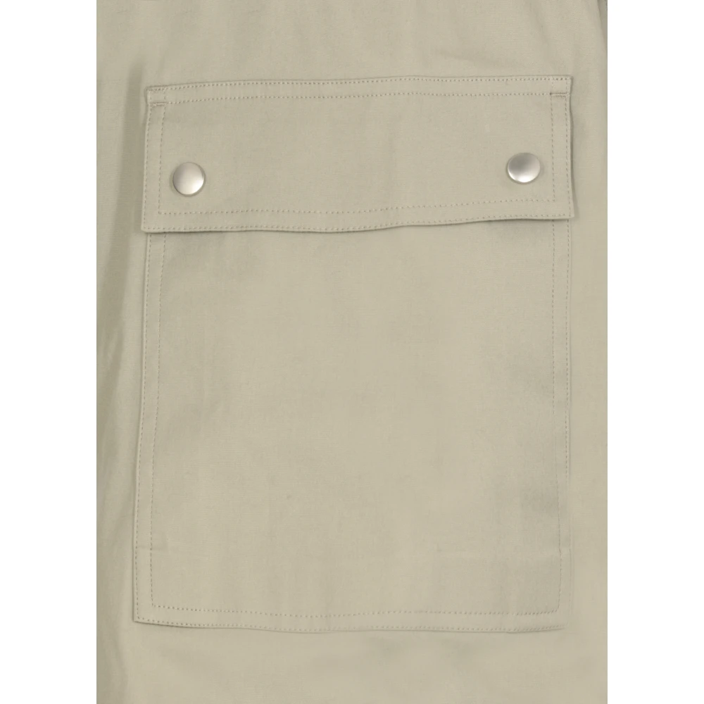 Rick Owens Groene katoenen broek met elastische tailleband en trekkoorden Green Heren