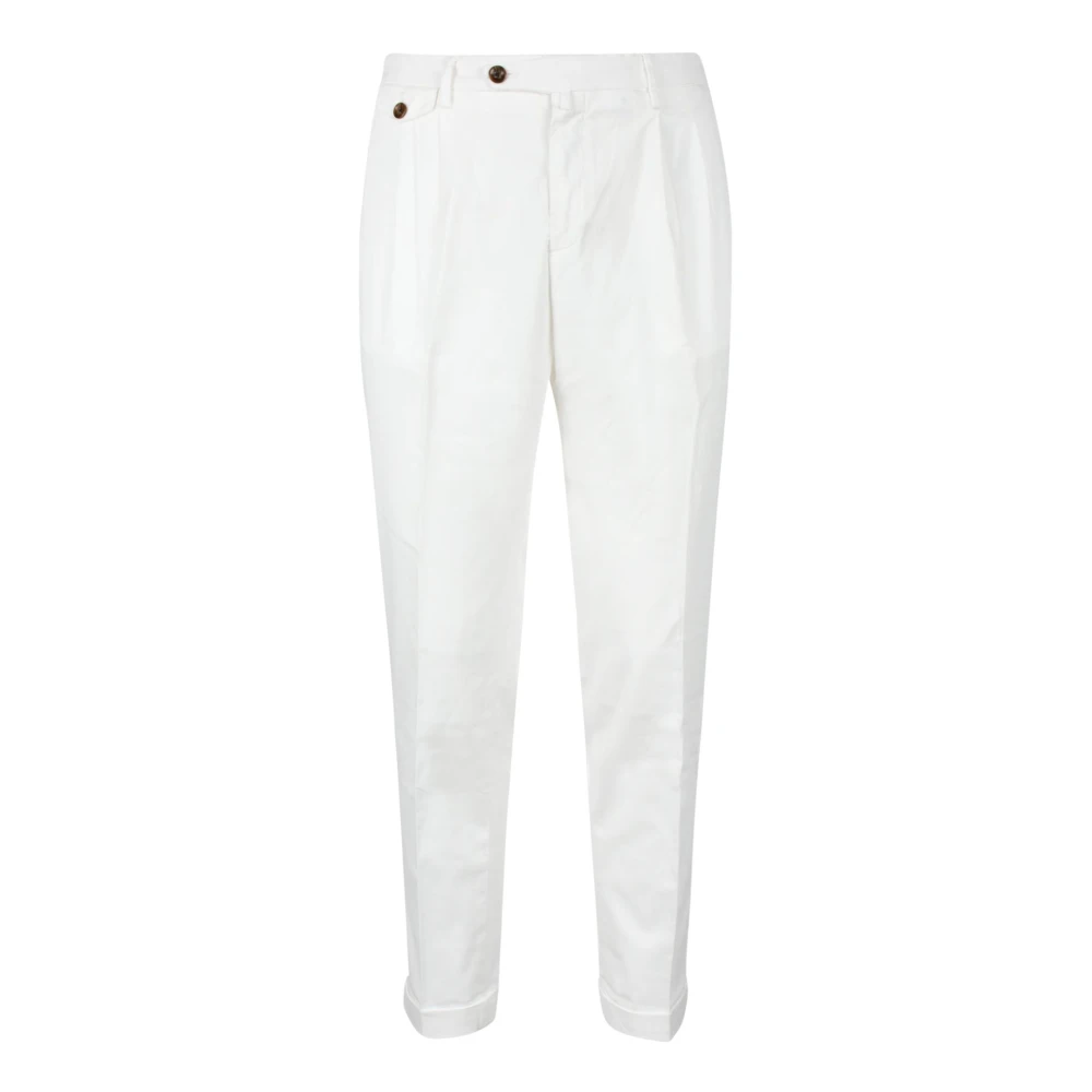 Briglia Casual Lyocell Katoenmix Broek White Heren