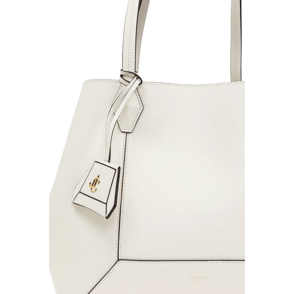 Jimmy Choo Diamanten Medium shopper tas Beige Dames