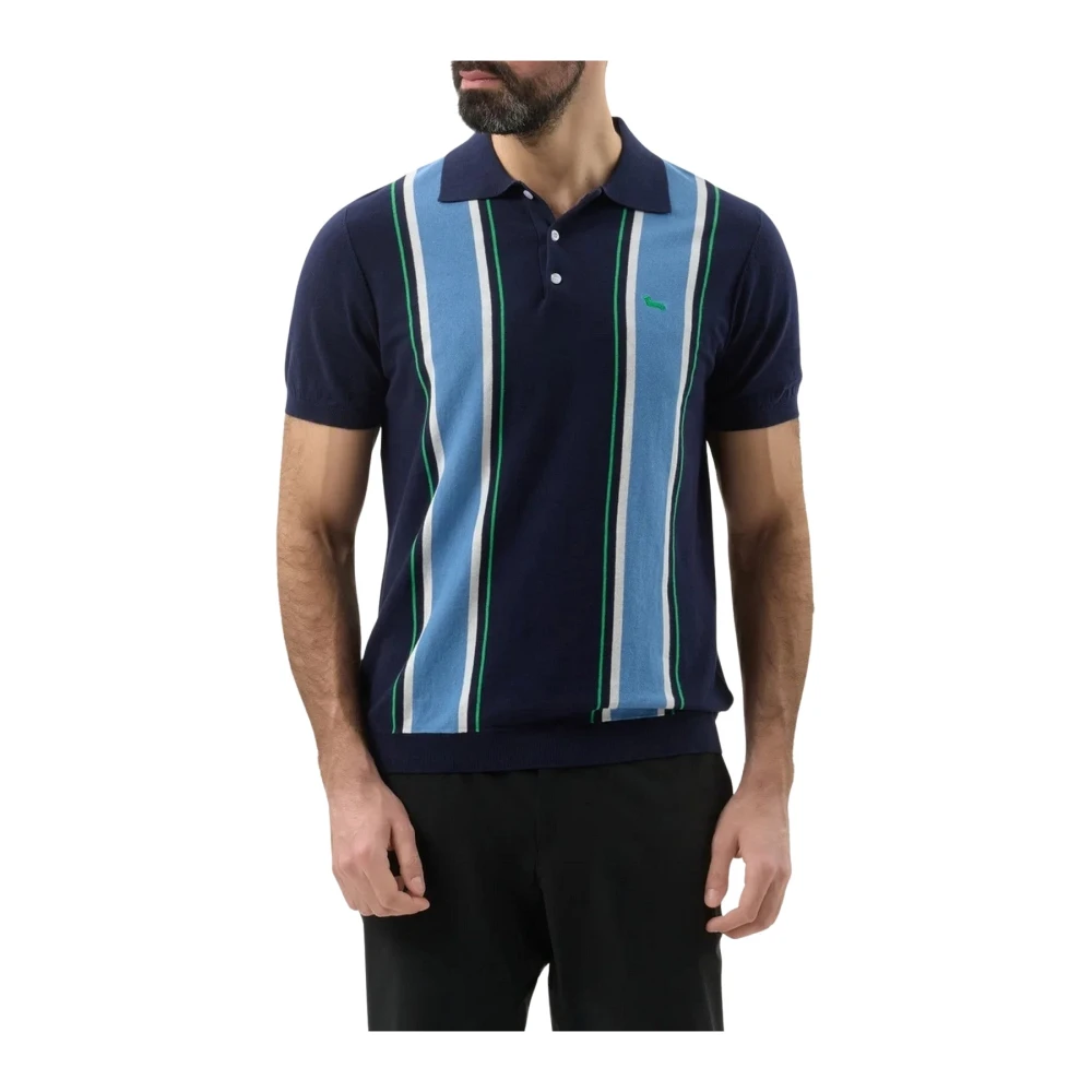 Harmont & Blaine Men's Blue Polo - Polo Shirts - Xl - Tops