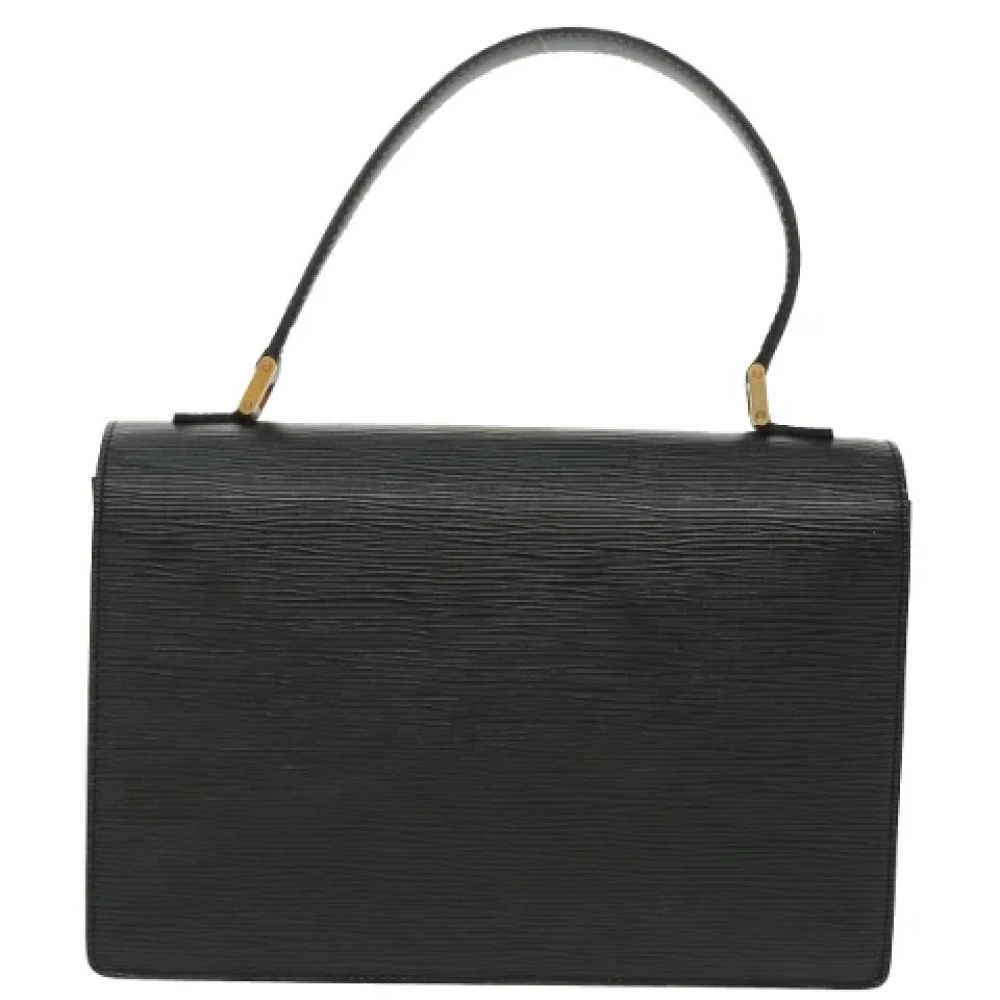 Louis Vuitton Vintage Pre-owned Leather handbags Black Dames