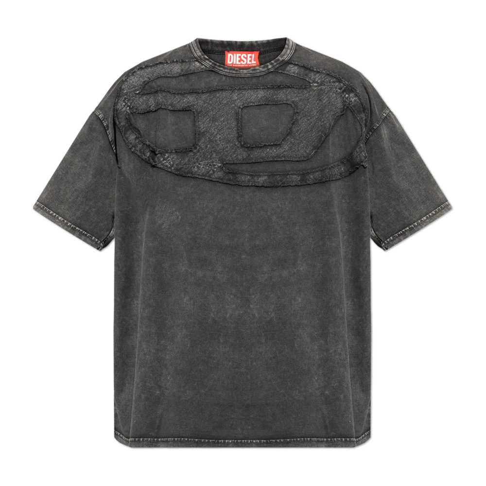 Diesel Men's Gray T-Boxt-Den T-Shirt