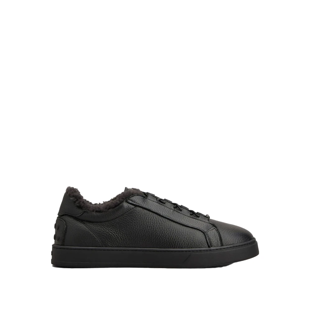Tod's Men's Black Leather Trainers - Sneakers - 9 Uk - Shoes