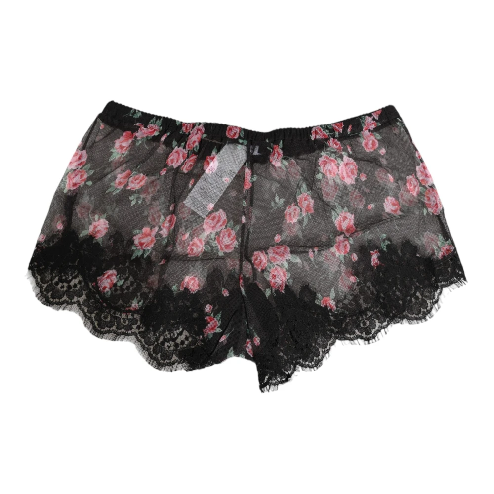 Dolce & Gabbana Women's Black Underpants, S, Pajama Shorts