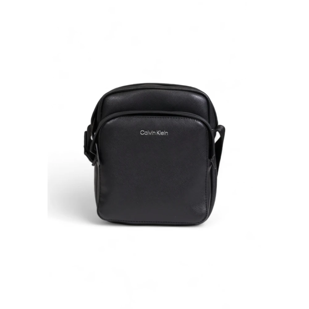 Calvin Klein Reporter Tas Herfst Winter Collectie Black Heren