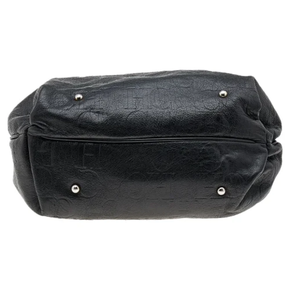 Carolina Herrera Pre-owned Leather handbags Black Dames