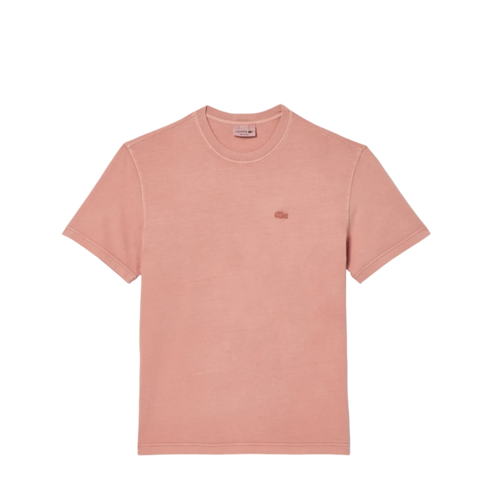 Lacoste Roze stijlvolle tops voor heren Pink Heren